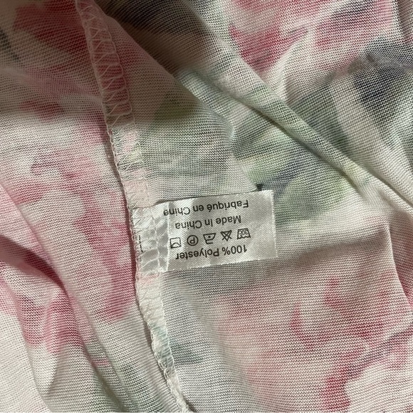 SHOW Me Your Mumu - Kimono/Robe/Cover-Up Pink/White Peony Floral Design Size O/S - Picture 5 of 6